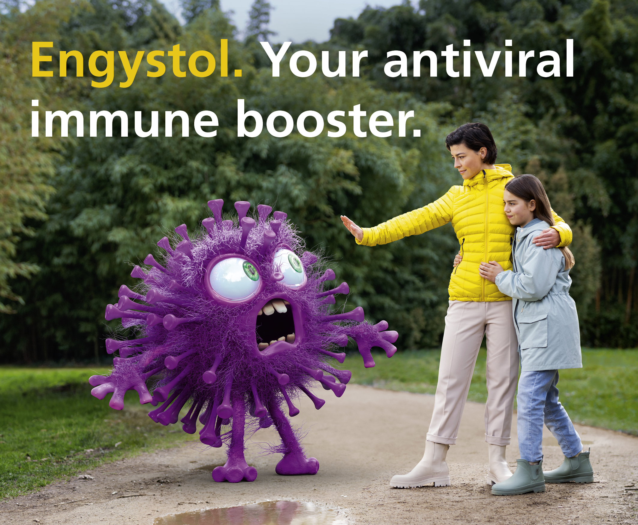 Globale Engystol-Kampagne zur Stärkung des Immunsystems.